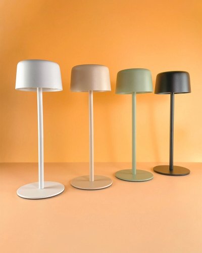 Настільна LED лампа Zuma Line Poco акумуляторна вулична 2W 3000K IP44 чорний ETLED-658-BK