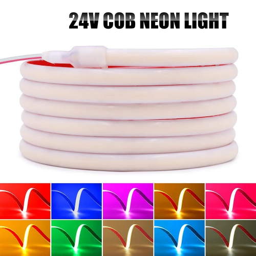 Светодиодный неон LT COB 5х9мм 320шт/м 11W/м синий IP67 94008