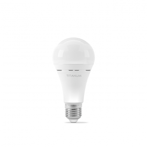 LED лампа аккумуляторная Titanum A68 9W E27 4000K TL-EMA68-09274