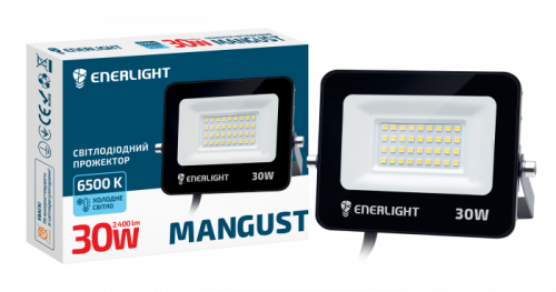 Світлодіодний прожектор Enerlight MANGUST 30W 6500K IP65 MANGUST30SMD80С