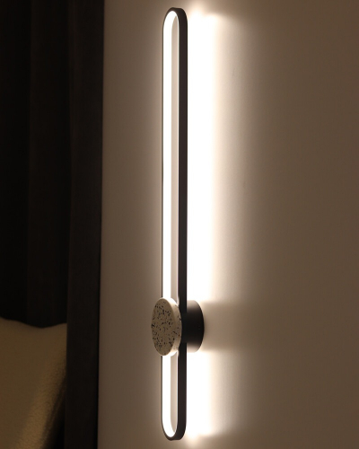 Світильник настінний бра Goldlux Florentyna 24W 4000K IP20 чорний 333926