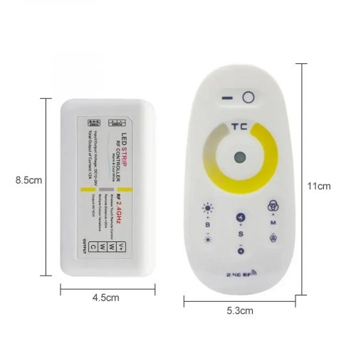 Диммер Prolum ССТ RF 18A 12-24V TOUCH для светодиодной ленты с креплением 401014