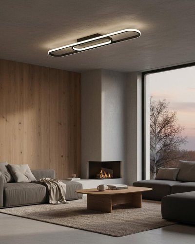 Світлодіодний світильник Goldlux Cordoba LED 26W 4000K чорний 335197