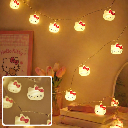 Led гірлянда Lebron L-CL-3653 лінійна Hello Kitty 25LED 5м IP20 USB жовтий 15-18-38