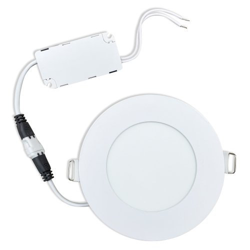 LED cветильник встраиваемый Eurolamp 4W 4000K круг LED-DLR-4/4