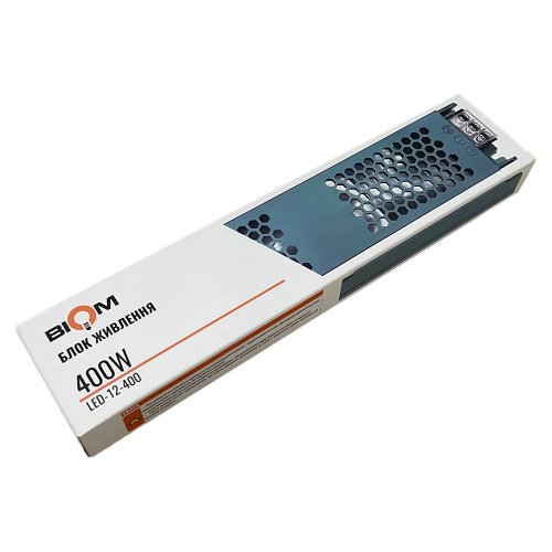 Блок живлення Biom 400W 12V 33A IP20  LED-12-400 23439