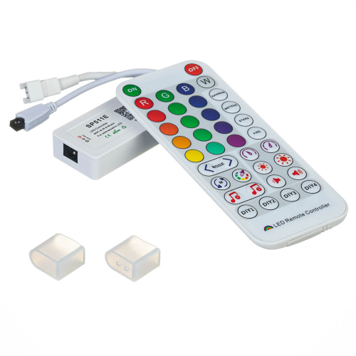 Контроллер AVT для смарт неона IR-Wi-Fi RGBW 5-24V IP44 с режимом Music с пультом 38 кнопок 1022095