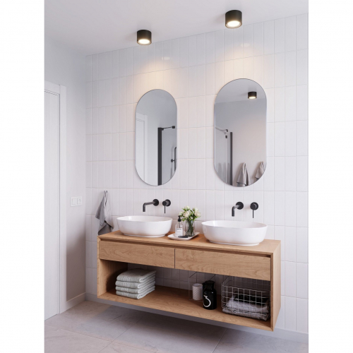 Точковий LED світильник Nordlux Landon 6.5W 2700К IP44 накладний чорний 2110660103