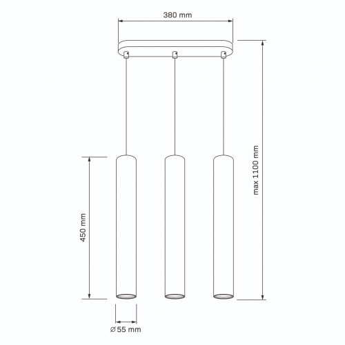 Подвесной светильник Goldlux Lungomare GU10 медный 326157