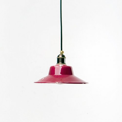 Подвесной светильник керамический вишневый PikArt 4256