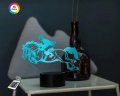 3D світильник "Кінний спорт" з пультом+адаптер+батарейки (3ААА) 10-018