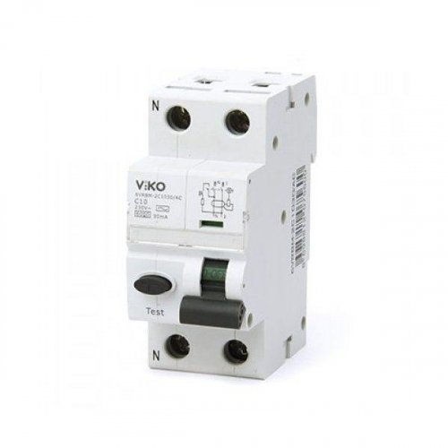 Дифференциальный авт.выкл. VIKO 2P, 16A, 6kA, AC (6VRBE-2C1630/AC)