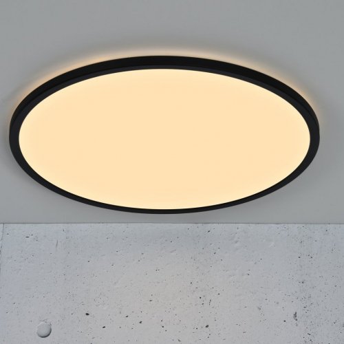 LED світильник накладний Nordlux Oja 28W 2700K IP20 коло чорний 50066103