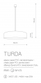 Люстра підвісна Nowodvorski TURDA WHITE III 8945