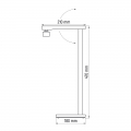 Настольная LED лампа Videx 18W 3000-6000K 230V белый VL-TF22W Настольная LED лампа Videx 18W 3000-6000K 230V белый VL-TF22W