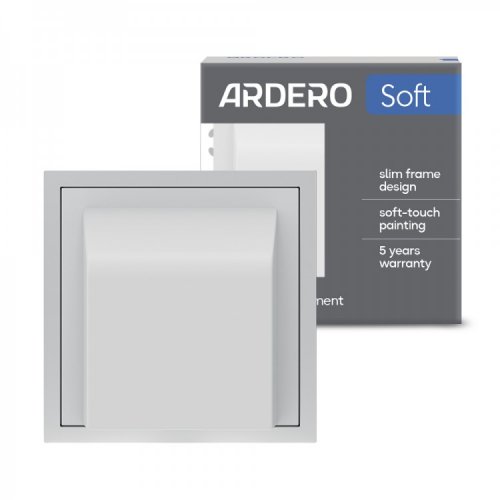 Кабельний вивід Ardero ER161C-S Soft срібло 8670