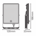 Світлодіодний прожектор Ledvance Floodlight Essential Sensor 30W 6500K IP65 з датчиком руху 4058075768352