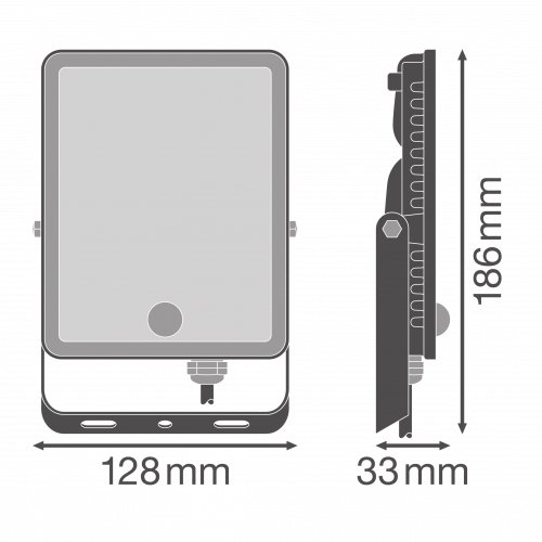 Світлодіодний прожектор Ledvance Floodlight Essential Sensor 30W 6500K IP65 з датчиком руху 4058075768352