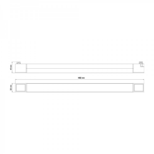 LED світильник трековий Ardero AL122F 30W 4000К чорний 8252