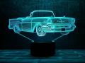 3D світильник "Автомобіль 20" з пультом+адаптер+батарейки (3ААА) 08-064