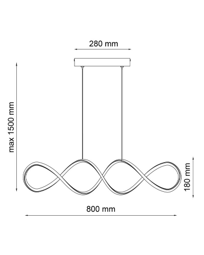 LED светильник Goldlux Infinito 34W 4000K 331052