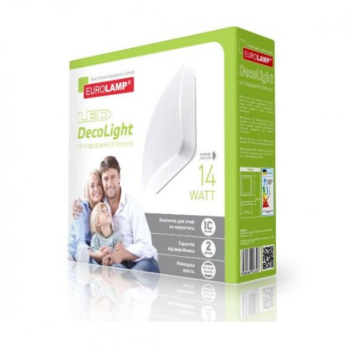 LED светильник DecoLight Eurolamp накладной 14W 4000K LED-NLS-14/4(F)new