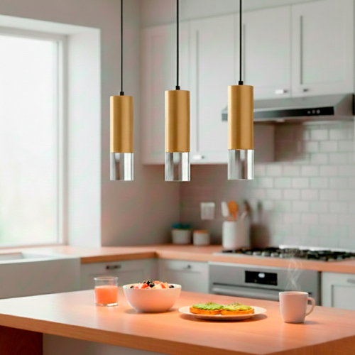 Светильник подвесной Eurolamp под лампу GU10 IP20 золото LED-LP-1хGU10(golden)