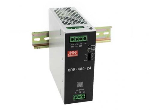 Блок живлення на DIN-рейку Mean Well 480W 20A 24V XDR-480-24