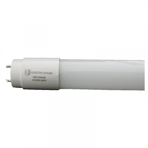 Світлодіодна LED лампа ElectroHouse T8 18W G13 6500K (скло) 120см EH-LMP-1282