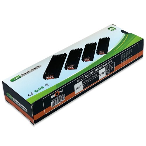 Блок питания Biom Professional 300W 12V 25A IP20 BPX-12-300 24492
