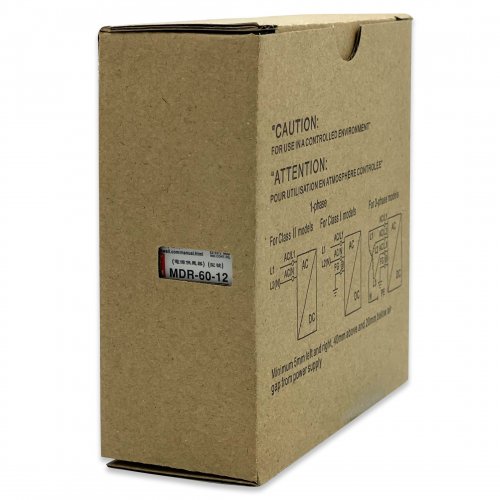 Блок питания на DIN-рейку Mean Well 60W 5A 12V MDR-60-12