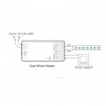 Контроллер 2в1 Mi-Light Single White/CCT 2.4GHz 10A DC12V~48V TK LC2-RF