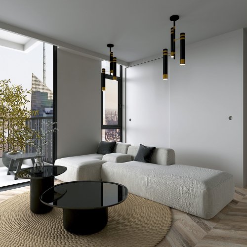 Світильник PikArt Level lamp V3 black&brass GU10 5021