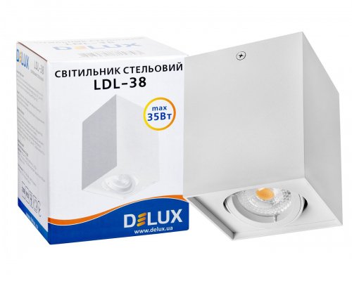 Светильник накладной DELUX_LDL-38 белый 90015914