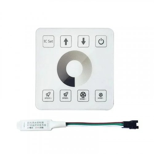 Контроллер Prolum SPI MONO color RF 12-24V 12А 2048px TOUCH панель 402045