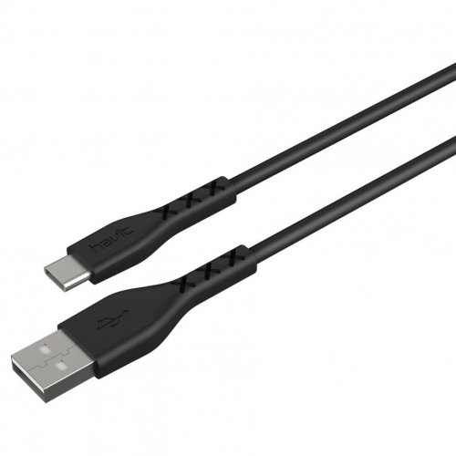 Кабель з'єднувальний зарядний HAVIT HV-H68 USB to Type-C 1.8м HV-H68-1.8