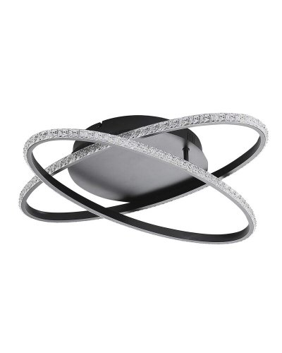 Люстра пристельова Goldlux Diana LED 34W 4000K чорний 336729