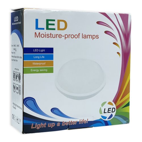 LED светильник LT ROUND-LAMP-15 ЖКХ 15W 6500K IP65 круг 31201