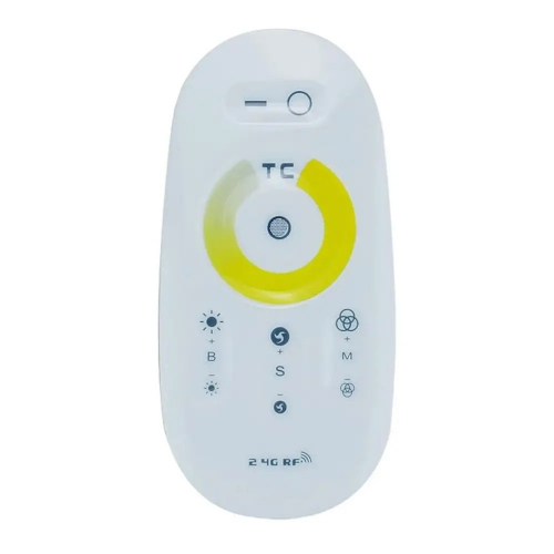 Контролер з пультом OEM CCT 144W 12A CT-12A-2.4G-Touch білий (6A*2канала) 23389