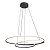LED светильник подвесной Zuma Line ZEPHYRA 35W 3000К черный P240842601