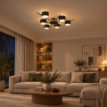 Світильник стельовий Eurolamp Montreal під лампи 6xGX70 IP20 чорний LR-6xGX70(black)G1 Світильник стельовий Eurolamp Montreal під лампи 6xGX70 IP20 чорний LR-6xGX70(black)G1