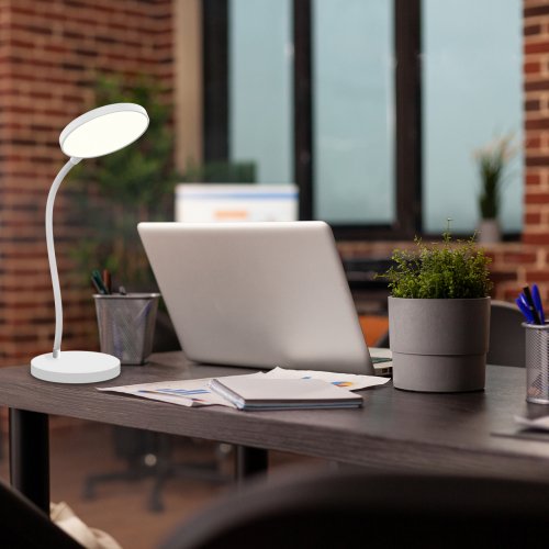 Настольная LED лампа аккумуляторная Eurolamp 3W 1200mAh 2700-6500К белая LED-TLB-3W(white)USB(A)