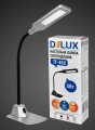 Настільний LED світильник Delux TF-450 5W 4000K Сріблястий 90008943