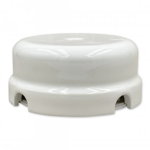 Розподільна коробка ретро RE керамічна 78х35мм розпаячна білий CSO.box-white