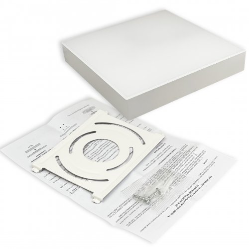 LED світильник накладний Biom 18W 5000К IP40 квадрат білий NL-1-S18-W-5 25792