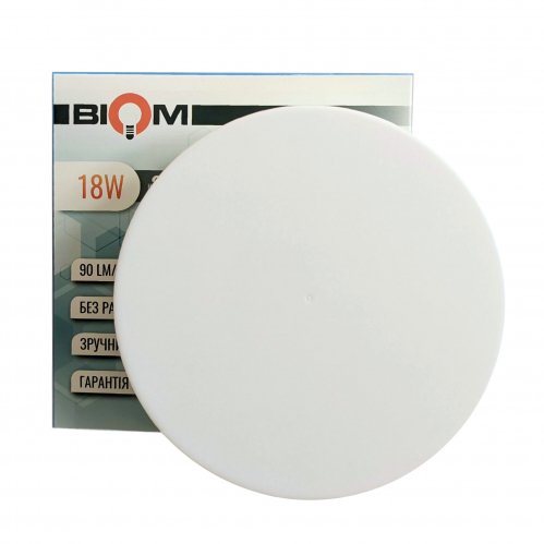 Точковий LED світильник накладний Biom 18W 5000К IP33 коло BYR-01-18-5 22142