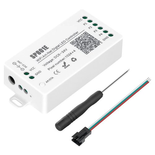 RGB контролер LT SP801E SPI Wi-Fi smart+Bluetooth RGB 5-24V 73021