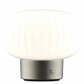 Настільна LED лампа Goldlux Latte 1.8W аккумуляторная 2700K IP20 срібло 329844