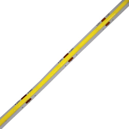 LED лента ElectroHouse COB 320шт/м 10W/м 24V IP20 лимонный EH-STR14COBL