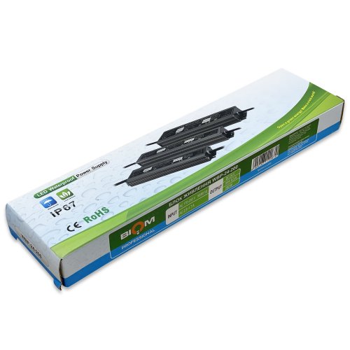 Блок живлення Biom Professional 200W 24V 8.3A IP67 WBP-24-200 27329